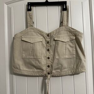 We the Free Women's drawstring crop top - Size Small